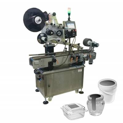 ETIQUETADORA PARA ETIQUETA AUTOADHESIVA EN TAPA DE ENVASE